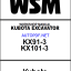 Kubota KX91-3 KX101-3 Code No.97899-60520 Workshop Manual