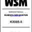 Kubota KX085-5 Excavator Workshop Manual