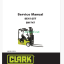 Clark SE15-25T Forklift Service Manual (SM747)