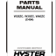 Hyster W25ZC, W30ZC, W40ZC (C454) Forklift Parts Manual