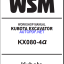 Kubota KX080-4α Excavator Workshop Manual