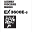 EX3600E-6 ASSEMBLY PROCEDURE MANUAL