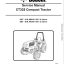 Bobcat CT335 Compact Tractor Service Manual (6987078) (SN ABH811001-ABH899999)