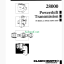 Clark 28000 Powershift Transmission HR Model 3 Speed Short Drop Maintenance and Service Manual