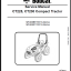 Bobcat CT225 Compact Tractor Service Manual (6986526) (SN A59B11001-A59B99999)