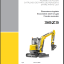 Wacker Neuson 38Z3 Crawler Excavator Parts Manual
