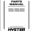 Hyster W30ZA, W40ZA (B453) W20ZR, W30ZR (B455) Forklift Parts Manual