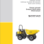 Wacker Neuson 5001AD Wheel Dumper Parts Manual