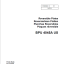 Wacker Neuson BPU 4045A US Reversible Plates Parts Manual
