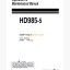 Komatsu HD985-5 Trolley DUMP TRUCK Operation and Maintenance Manual (EEAM022103)