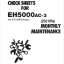 EH5000AC-3 (MTU T4F) MONTHLY MAINTENANCE CHECK SHEETS