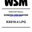 Kubota KX019-4 LPG Excavator Workshop Manual