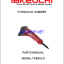 Takeuchi TKB802-S Hydraulic Hammer Parts Manual (PMTKB802-XENG.A21)