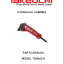 Takeuchi TKB402-S Hydraulic Hammer Parts Manual (PMTKB402-XENG.A21)