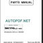 SK200V-SK200LCV PARTS MANUAL
