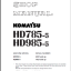Komatsu HD785-5 (4001 and up) HD985-5 (1021 and up) (SEBM013918) Shop Manual