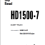 Komatsu HD1500-7 (A30001 & UP) Shop Manual