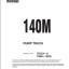 Komatsu 140M Shop Manual