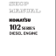 102 SERIES Diesel Engine (SEBM030700) Shop Manual