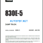 830E-5 Shop Manual
