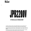JPB2200V Shop Manual