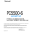 HYDRAULIC EXCAVATOR PC5500-6 (1503115035 & UP) Shop Manual