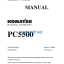 HYDRAULIC EXCAVATOR PC5500 Service Manual