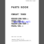 Komatsu FD20H, FD25H, FD30H-11 Parts Book